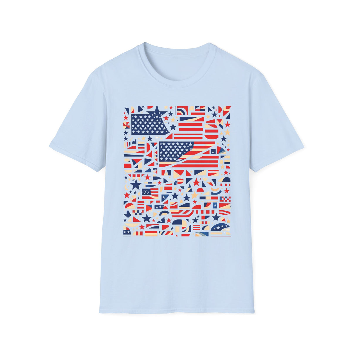 American Flag Mosaic T-Shirt