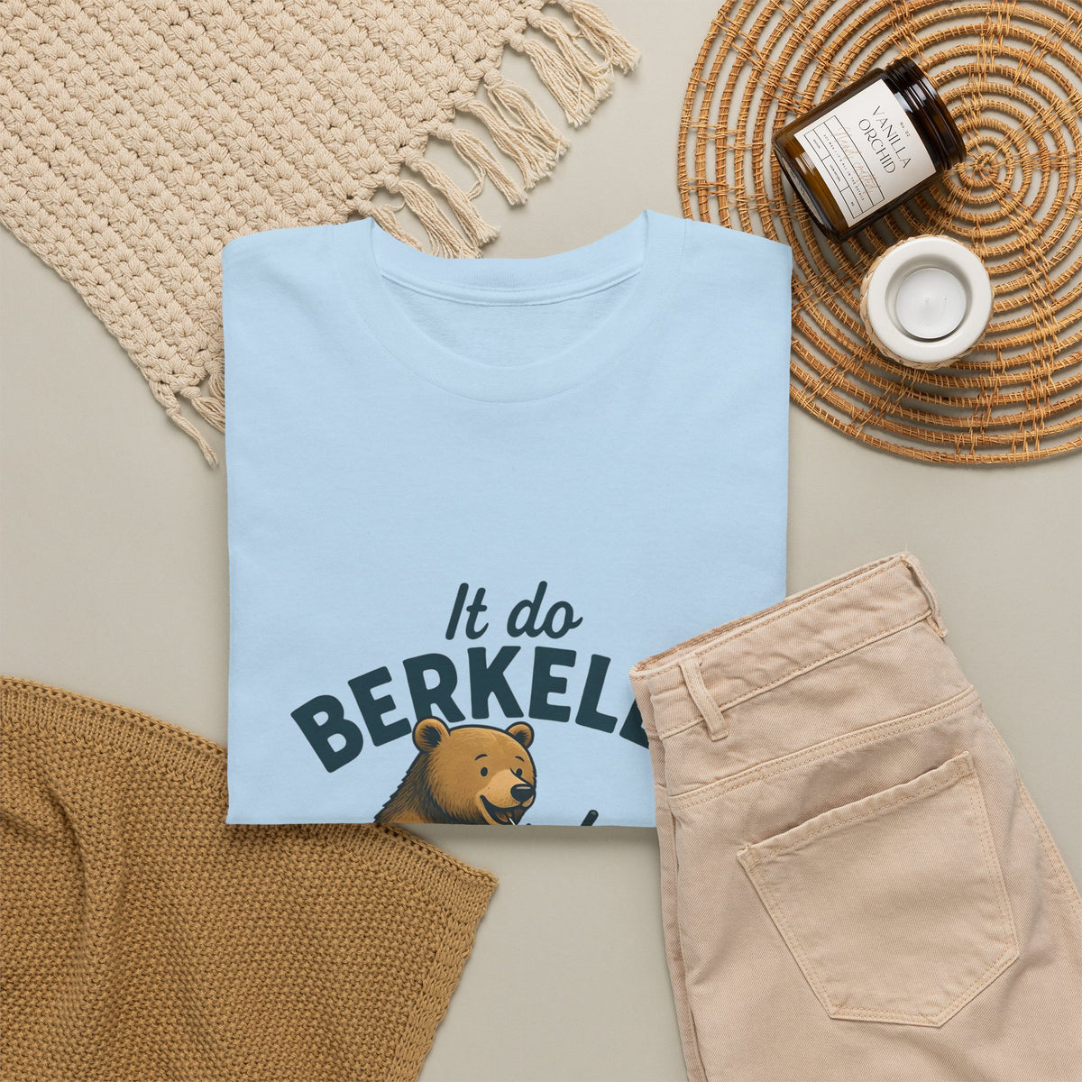 Berkeley Bear Bike Tee — "It do Berkeley that sometimes" Casual Graphic T-Shirt