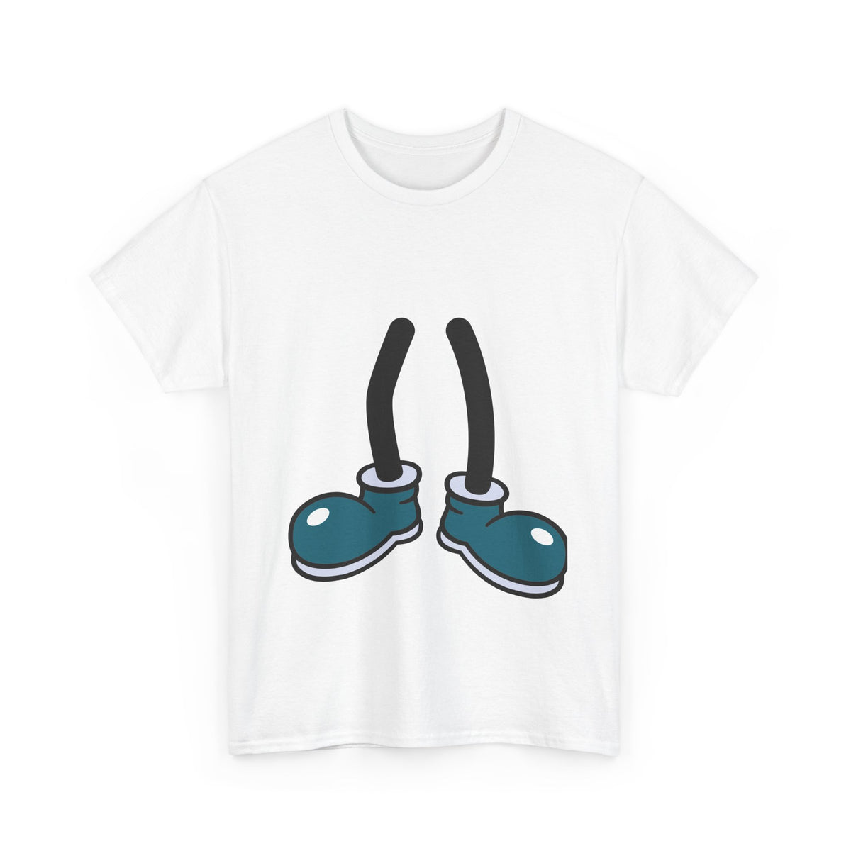 Blue Cartoon Shoes T-Shirt