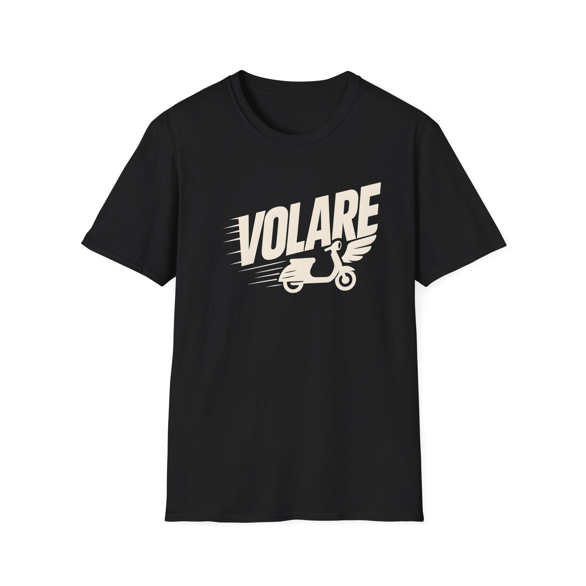 Volare Scooter T‑Shirt — Vintage Vespa Ride Graphic Tee