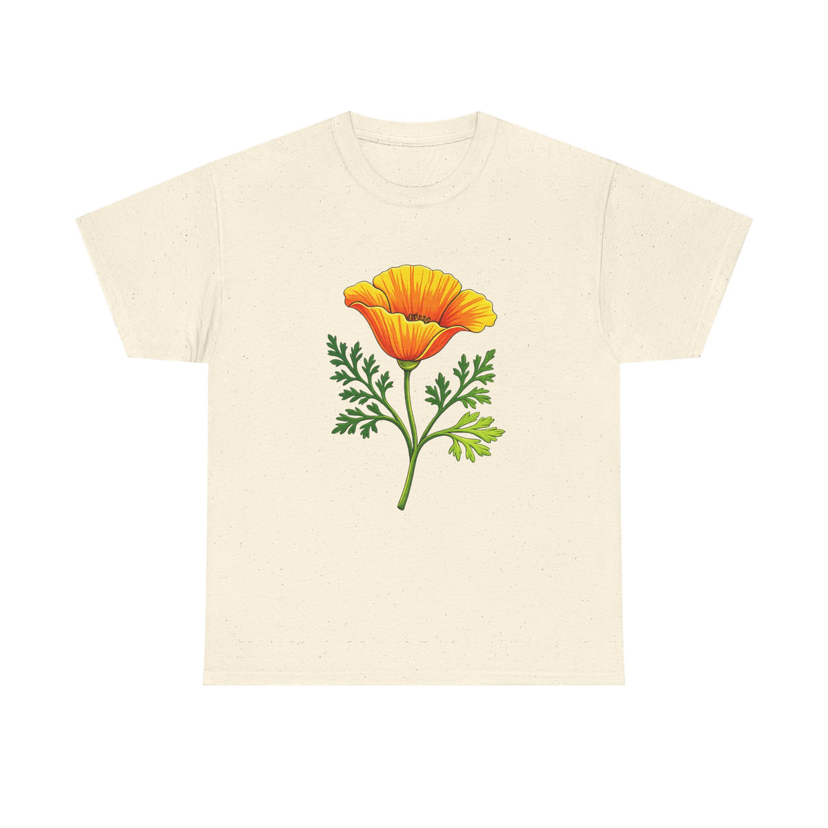 California Poppy T-Shirt | CA State Flower Botanical Tee