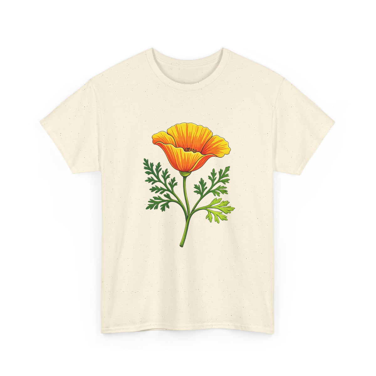 California Poppy T-Shirt | CA State Flower Botanical Tee
