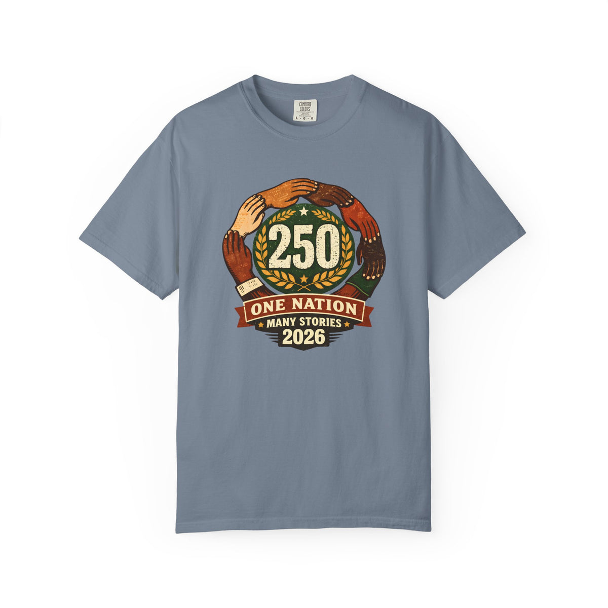 One Nation Many Stories Tee | 250th Anniversary T-Shirt