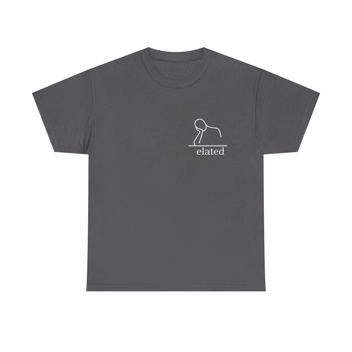 Ironic Elated Minimalist Graphic Tee