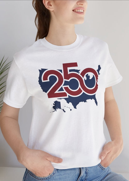 250 USA map T-Shirt