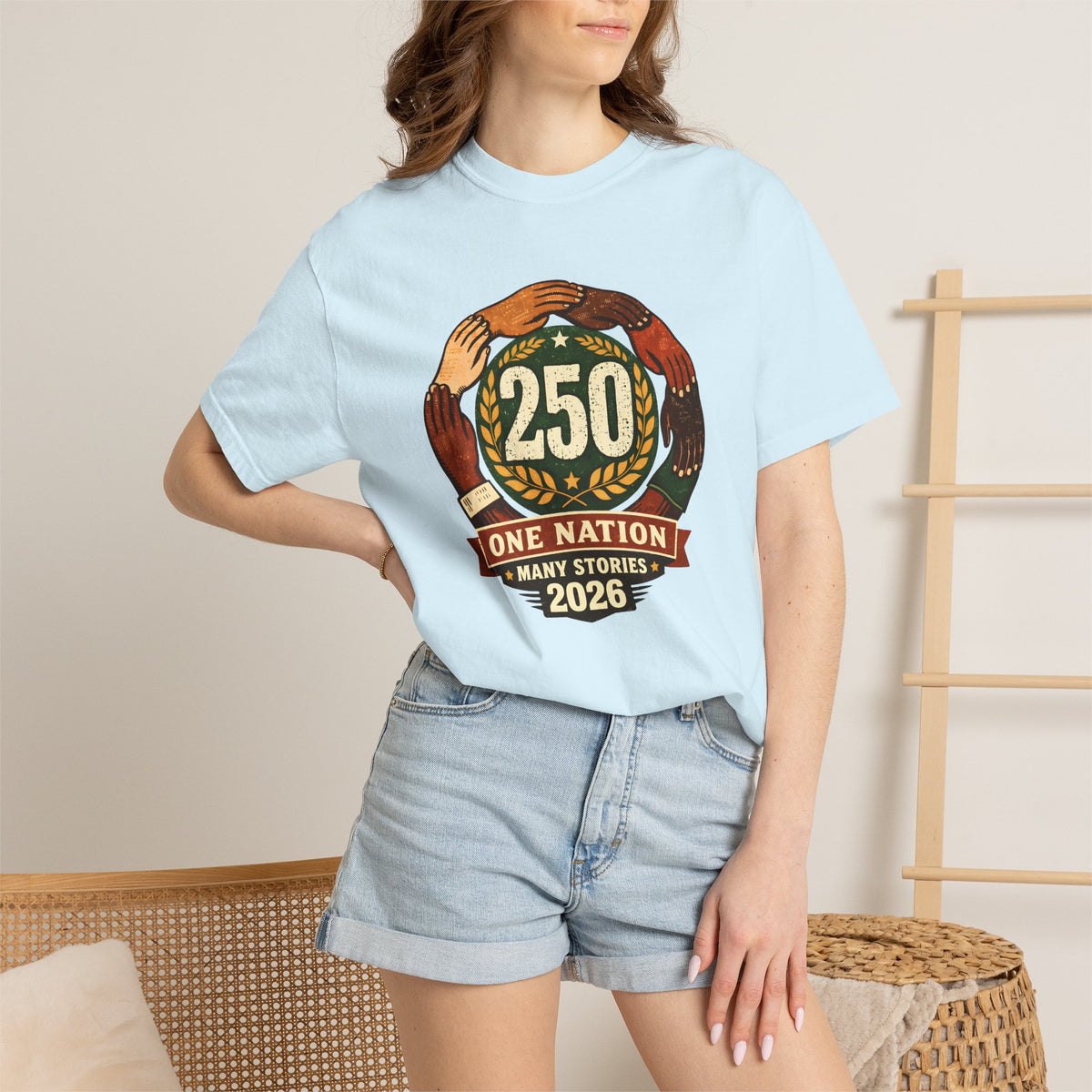 One Nation Many Stories Tee | 250th Anniversary T-Shirt
