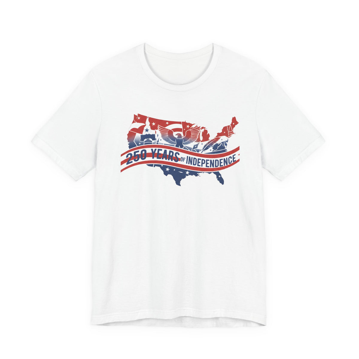 Independence USA Map T-Shirt