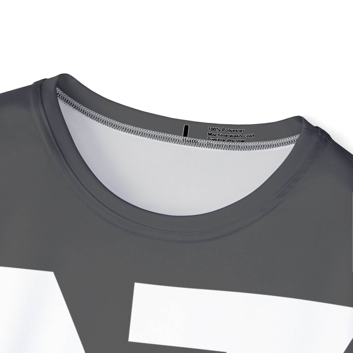 Men's Athletic Jersey with Bold White Geometric Logo