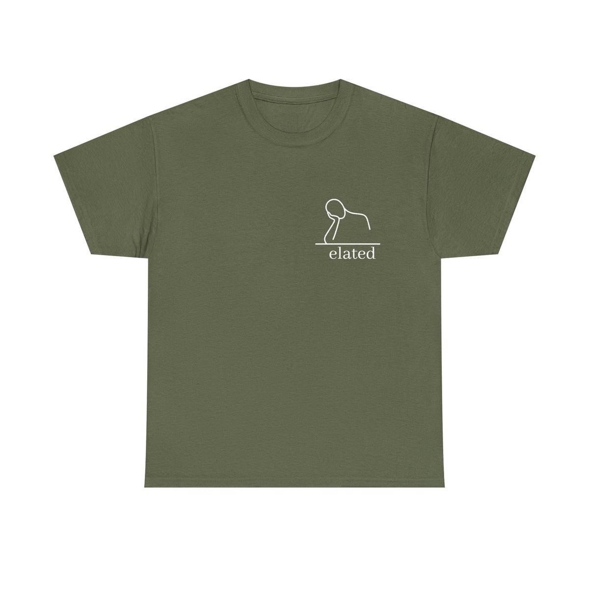 Ironic Elated Minimalist Graphic Tee