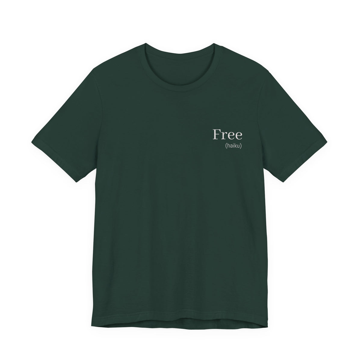 Free — Minimalist Text Tee