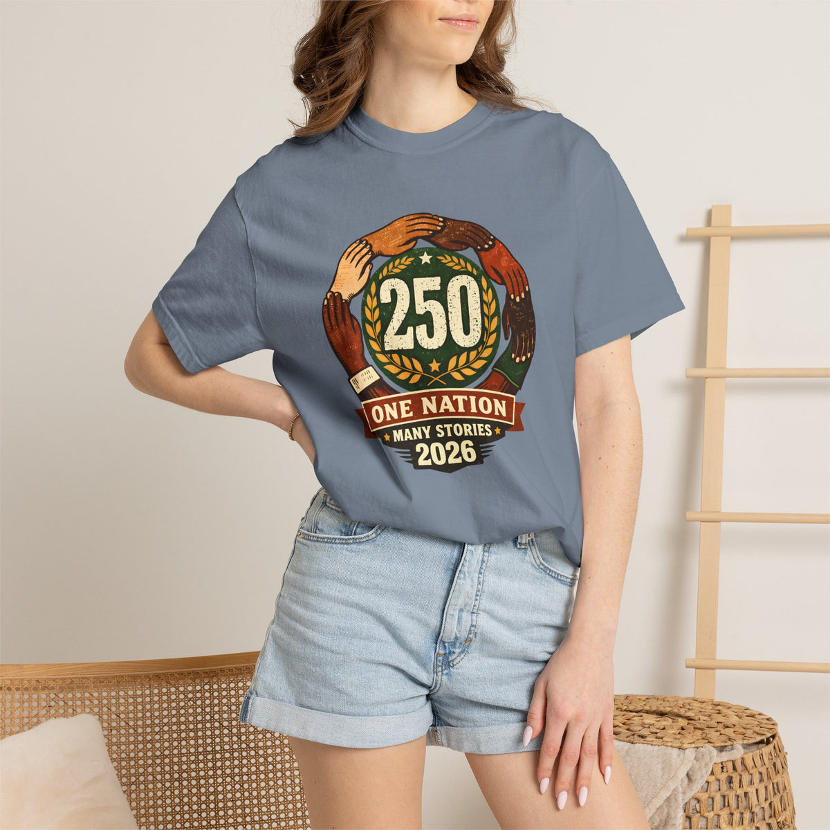 One Nation Many Stories Tee | 250th Anniversary T-Shirt