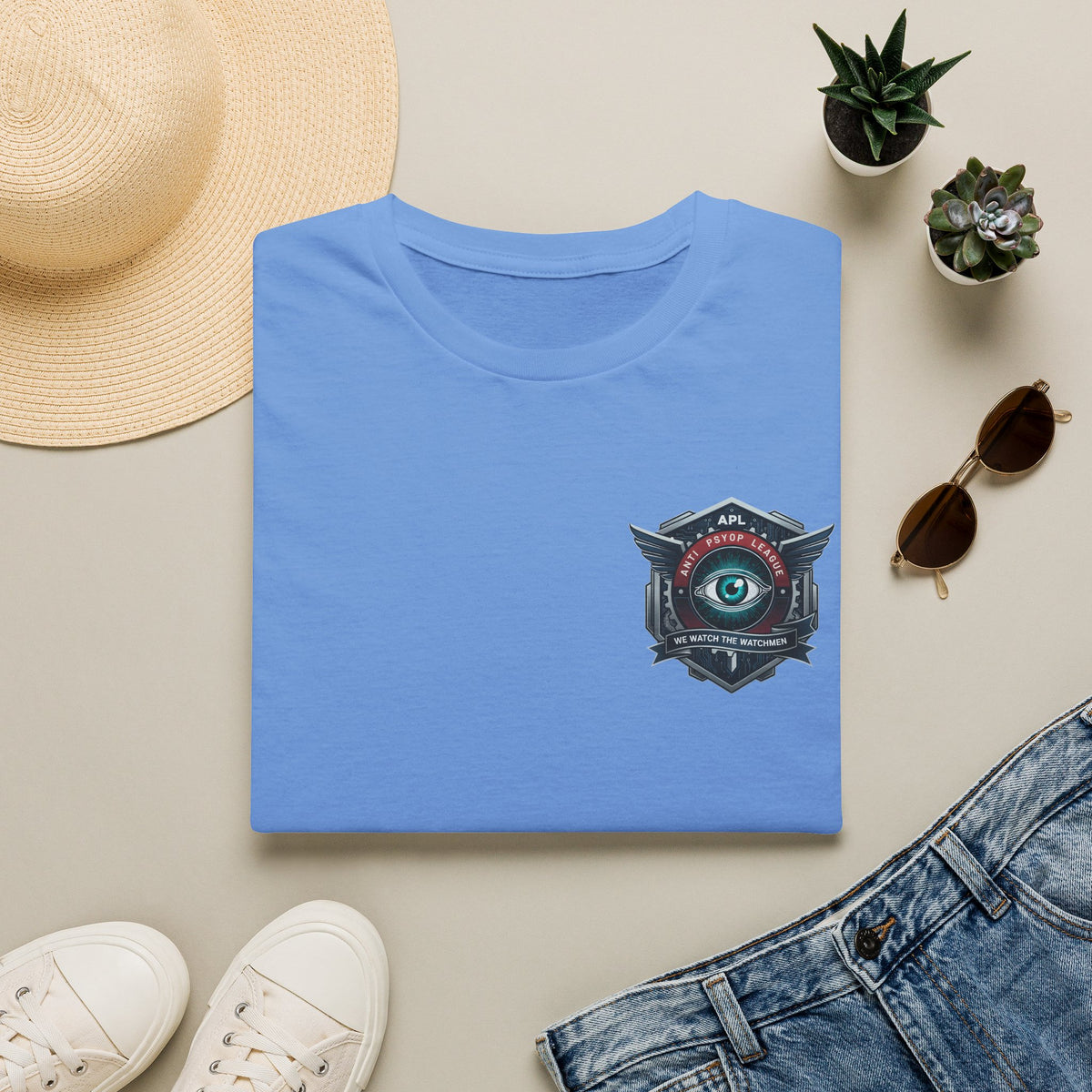 Eye Emblem Anti Pysop  T-Shirt