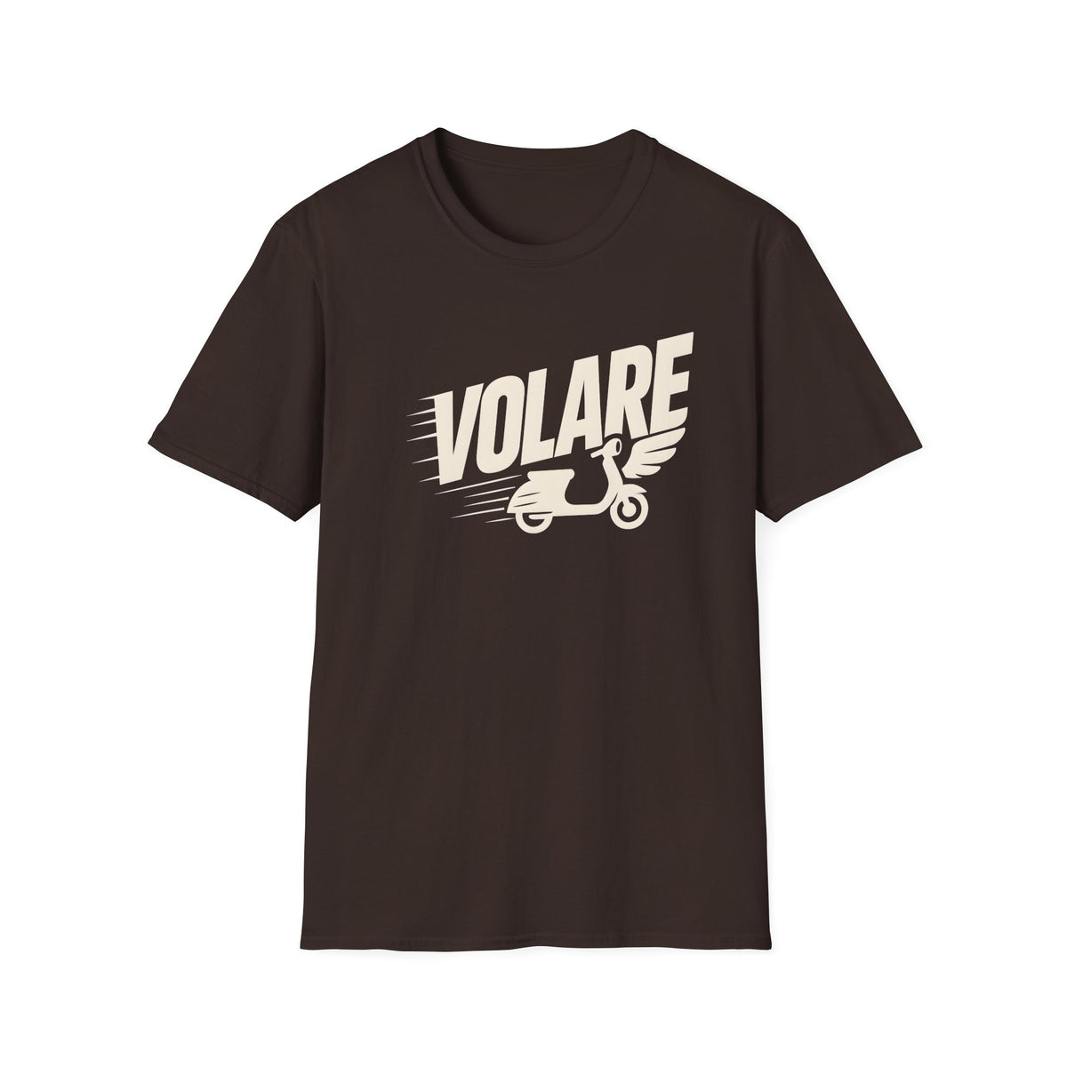 Volare Scooter T‑Shirt — Vintage Vespa Ride Graphic Tee