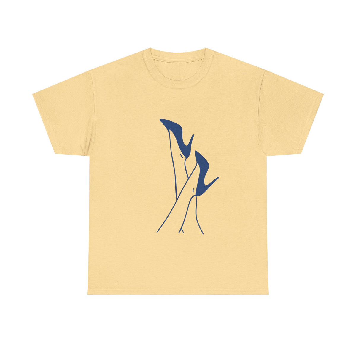 High Heels Silhouette Tee — Minimalist