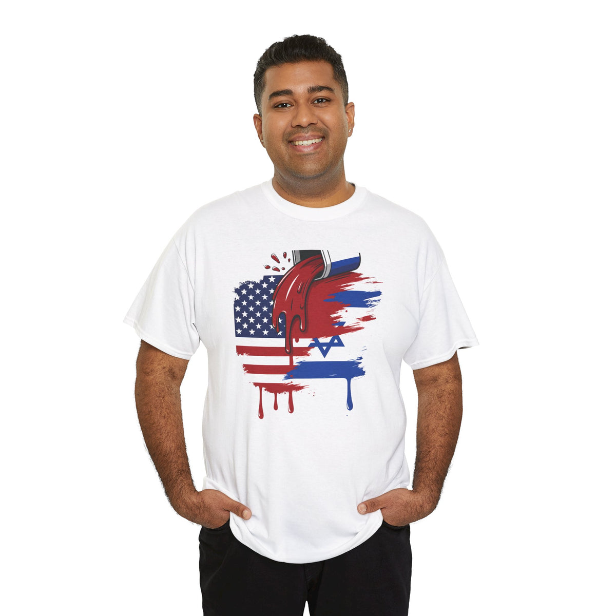 USA & Israel Flag T-Shirt