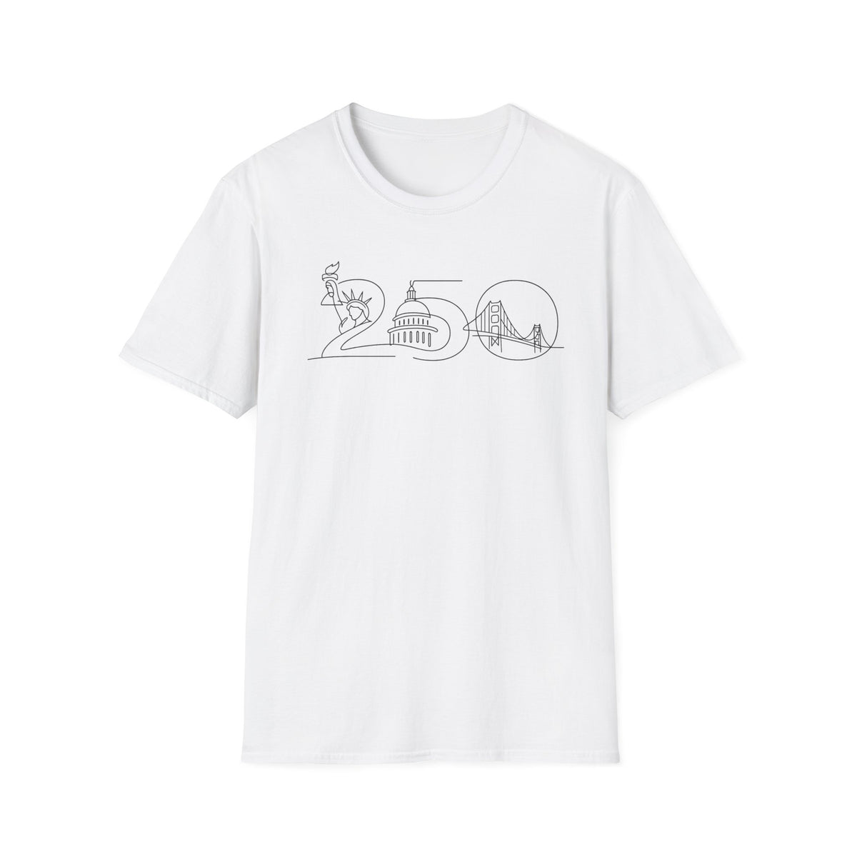 America 250th Anniversary Washington T-Shirt