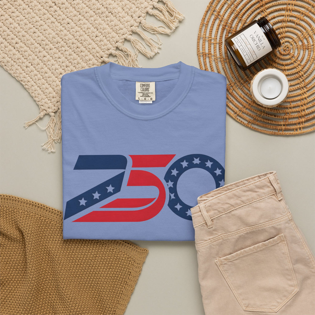 Retro 250 Flag Logo T-shirt