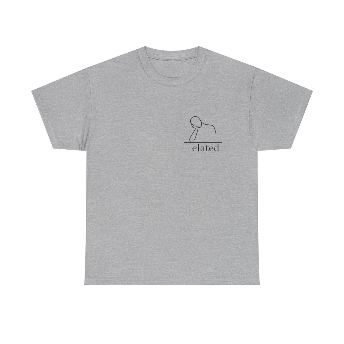 Ironic Elated Minimalist Graphic Tee