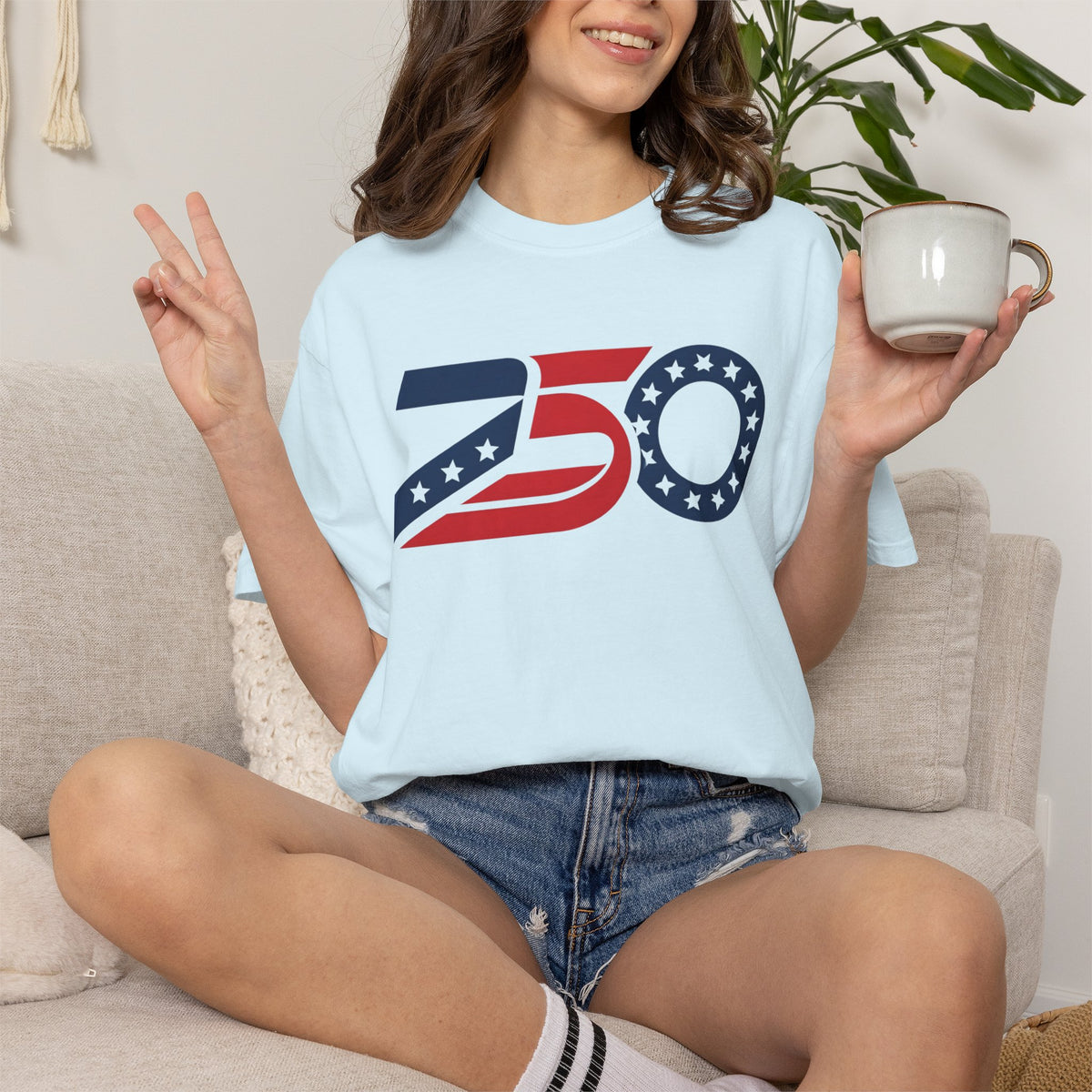 Retro 250 Flag Logo T-shirt