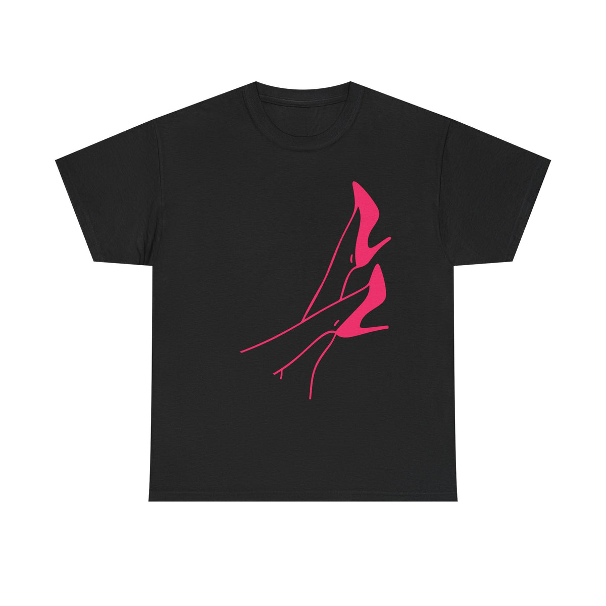 Red High Heel Silhouette T-Shirt