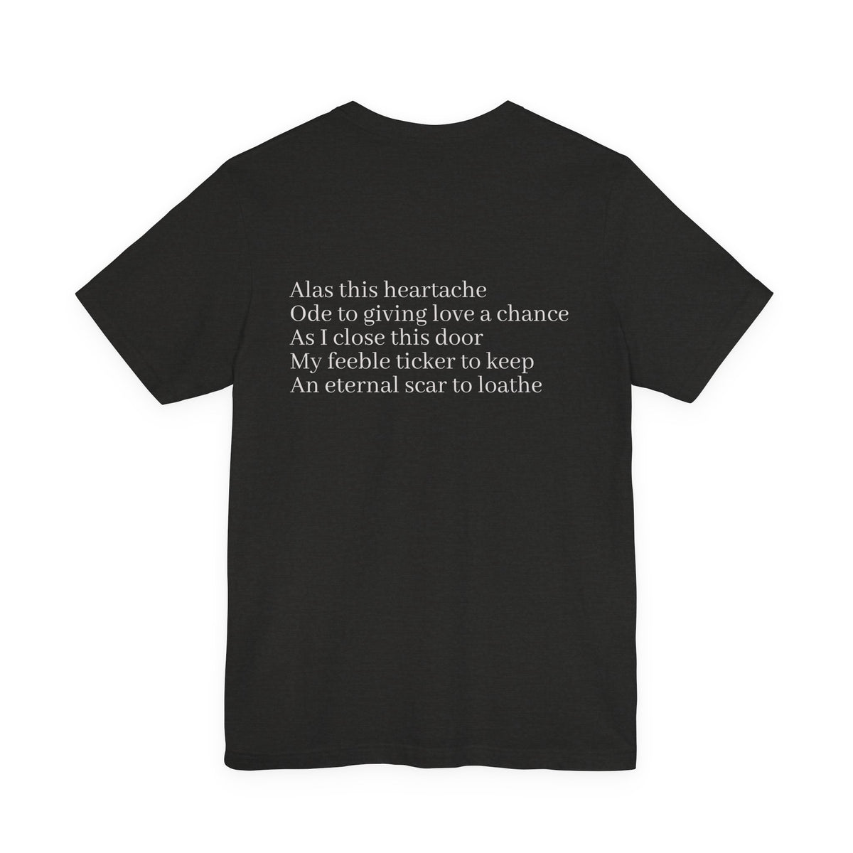 Fracture -(tanka)  |  Wearable Literature Tee