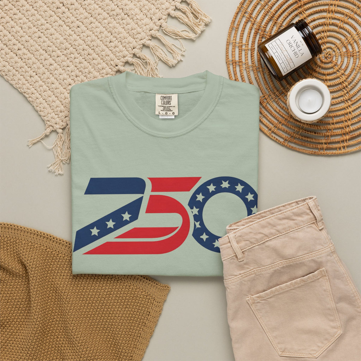 Retro 250 Flag Logo T-shirt