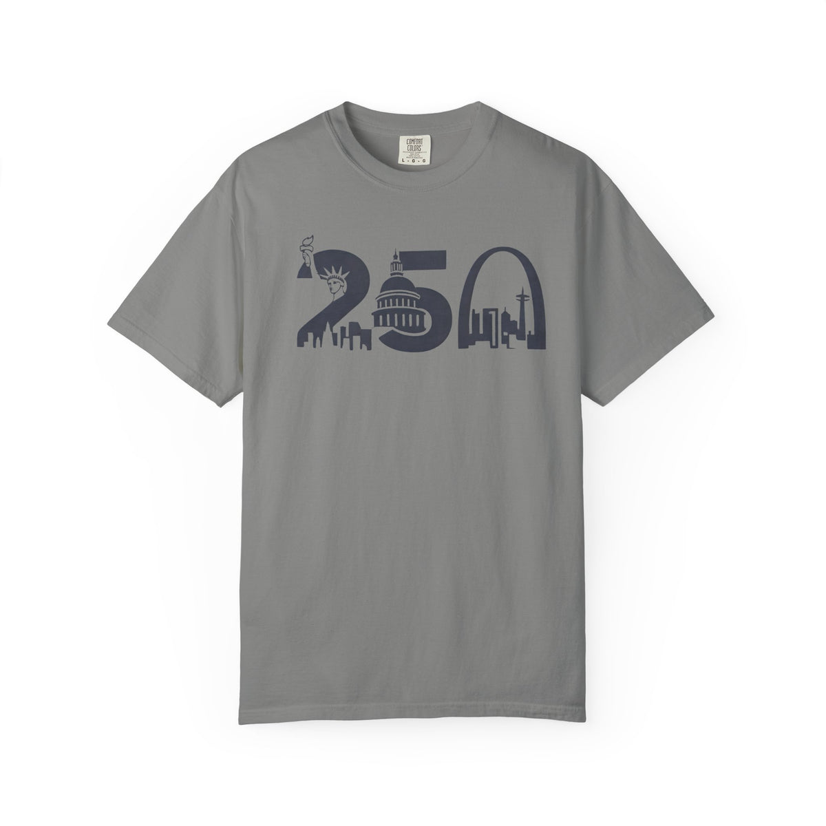 USA 250th Anniversary - Skyline Liberty Design T-Shirt