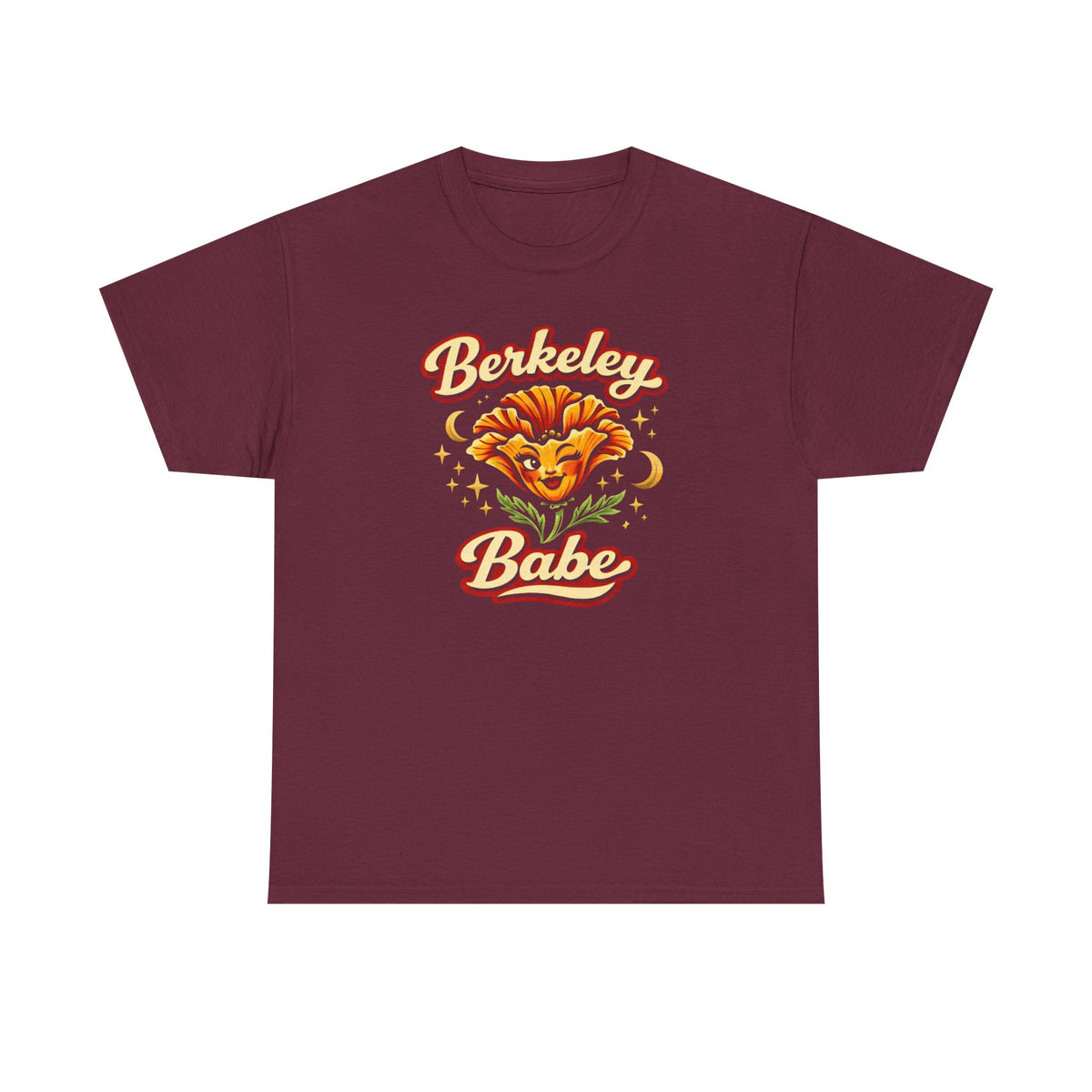 Berkeley Babe T-Shirt Retro Floral Tee