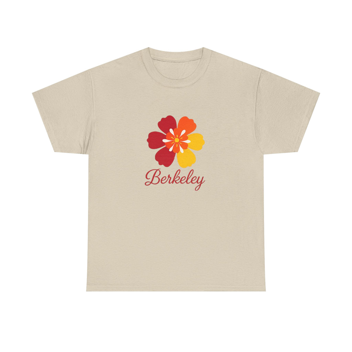 Berkeley Retro Spring Floral Script Tee