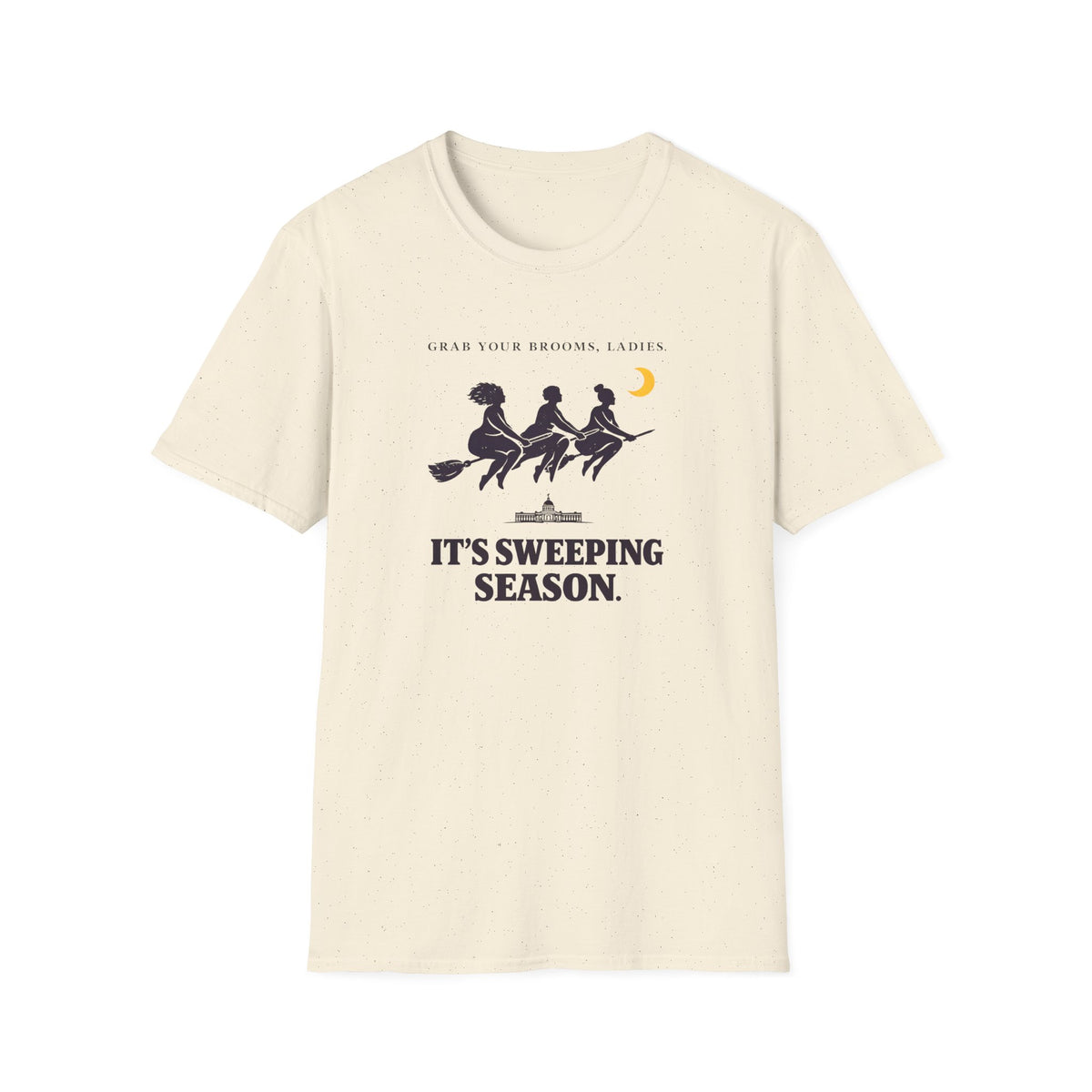 Witches on Brooms T-Shirt — Halloween Tee