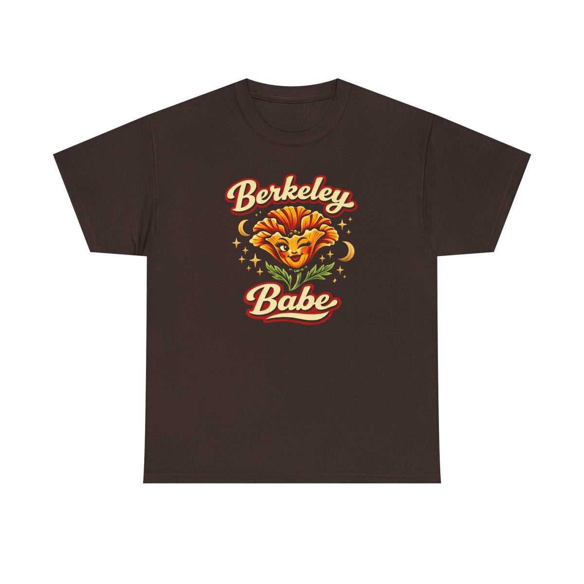 Berkeley Babe T-Shirt Retro Floral Tee