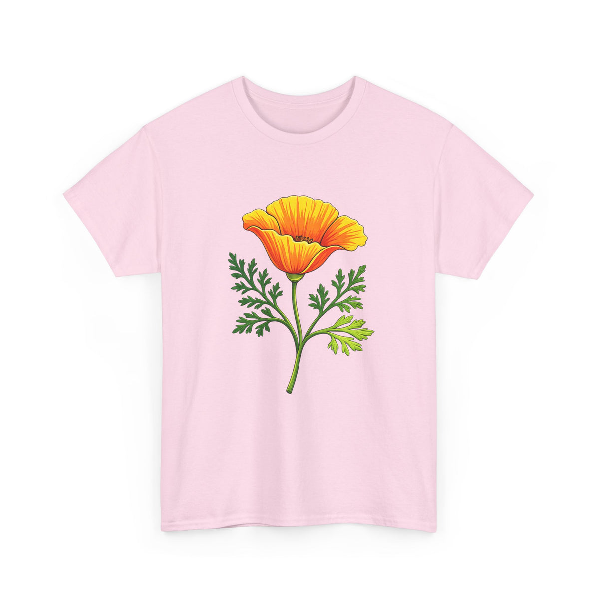 California Poppy T-Shirt | CA State Flower Botanical Tee