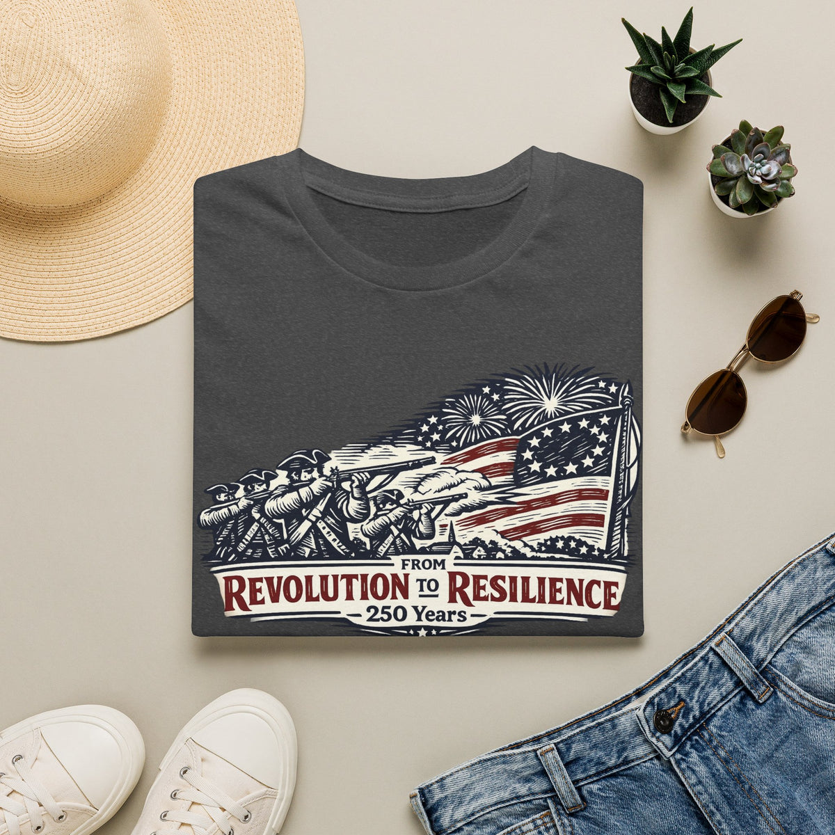 Revolution to Resilience T-Shirt | American 250