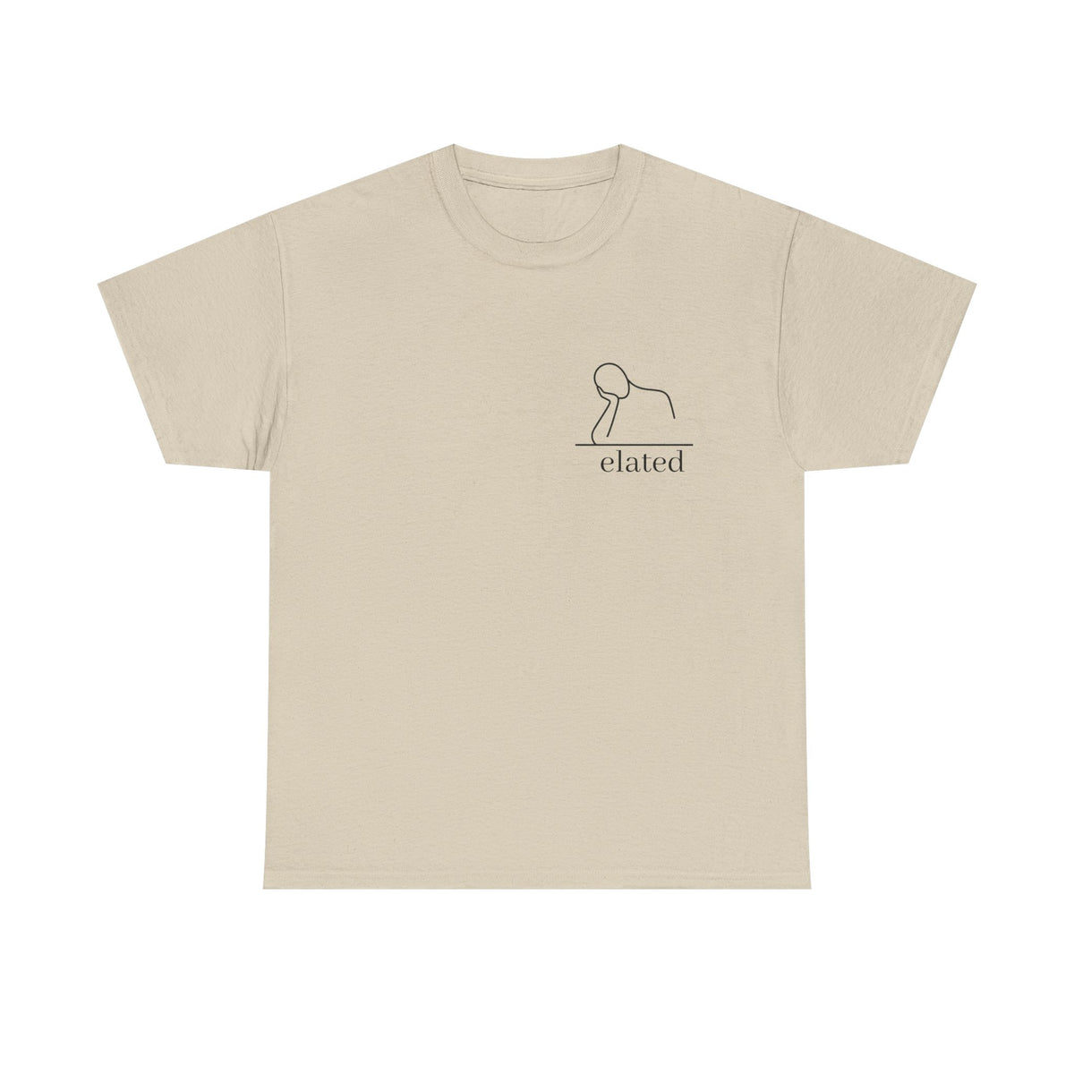 Ironic Elated Minimalist Graphic Tee