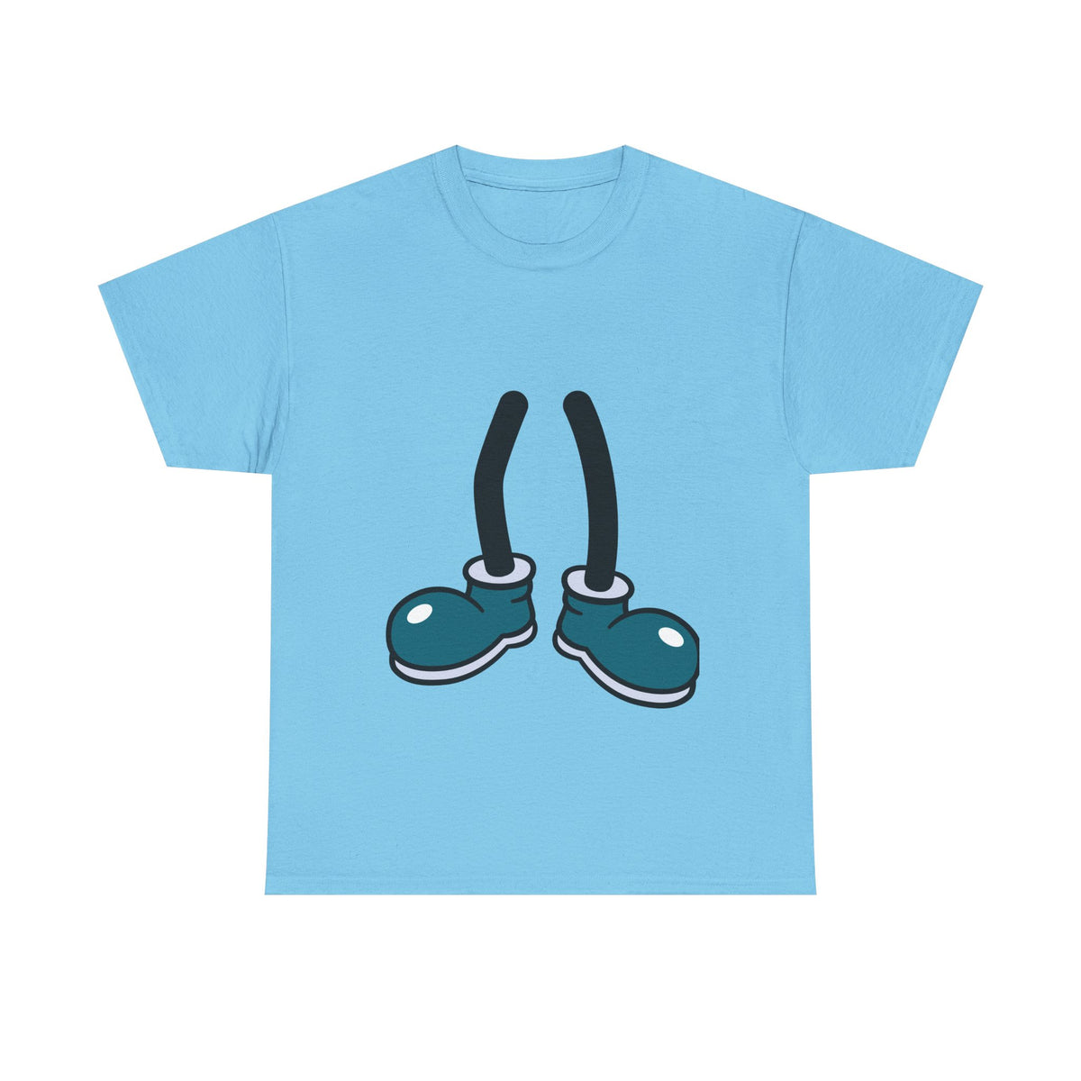 Blue Cartoon Shoes T-Shirt