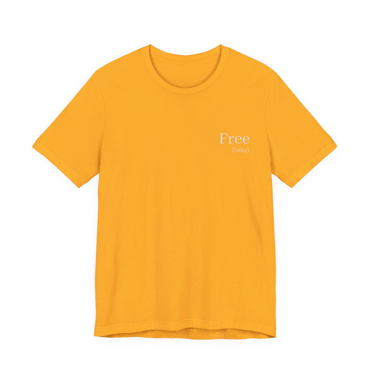 Free — Minimalist Text Tee