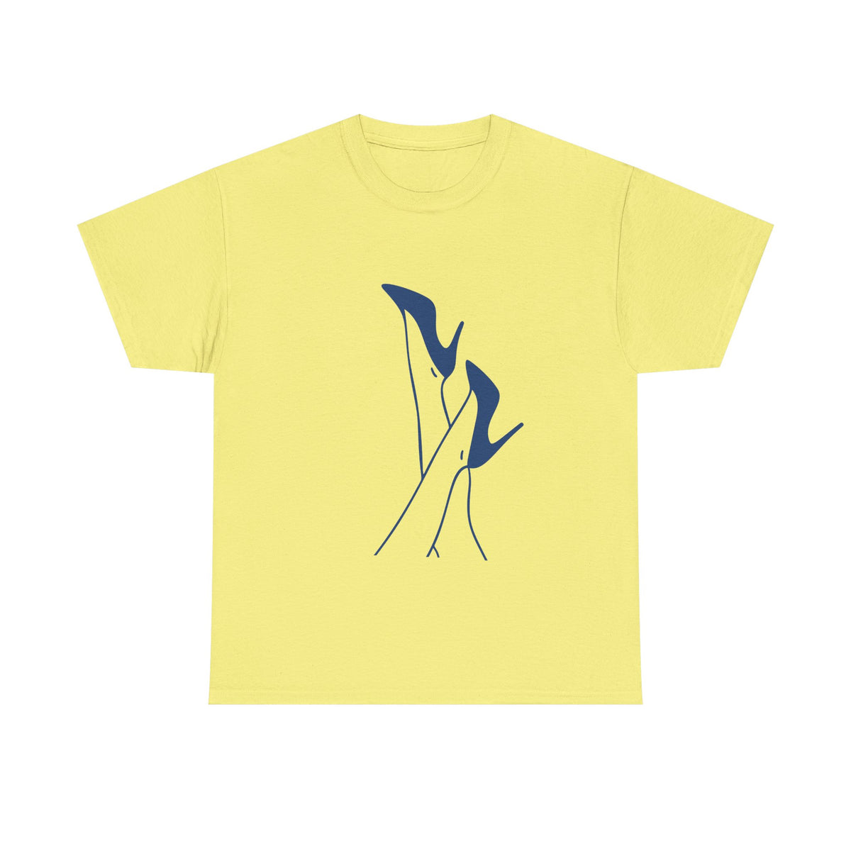 High Heels Silhouette Tee — Minimalist