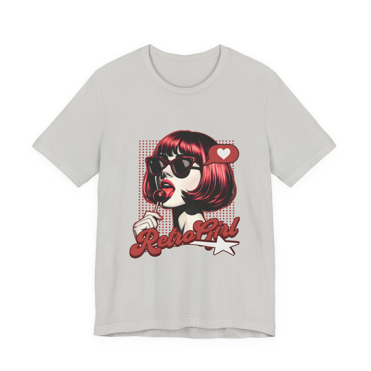 Retro Girl Illustration T-Shirt