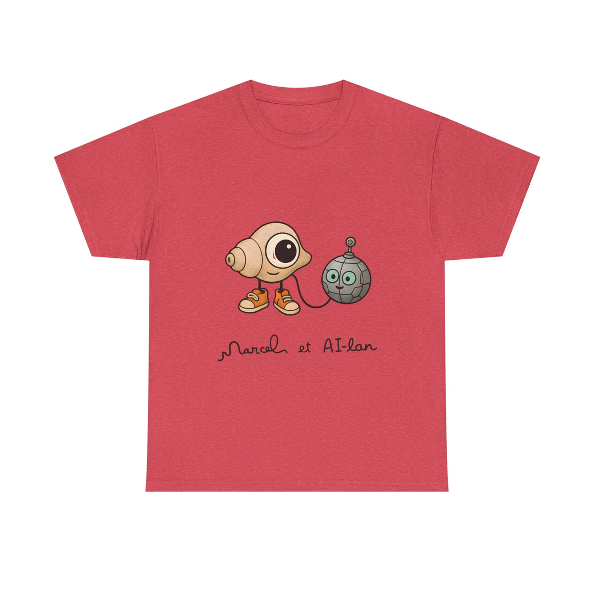 Marcel and Pet Alan |  Robot Dadaism T-Shirt