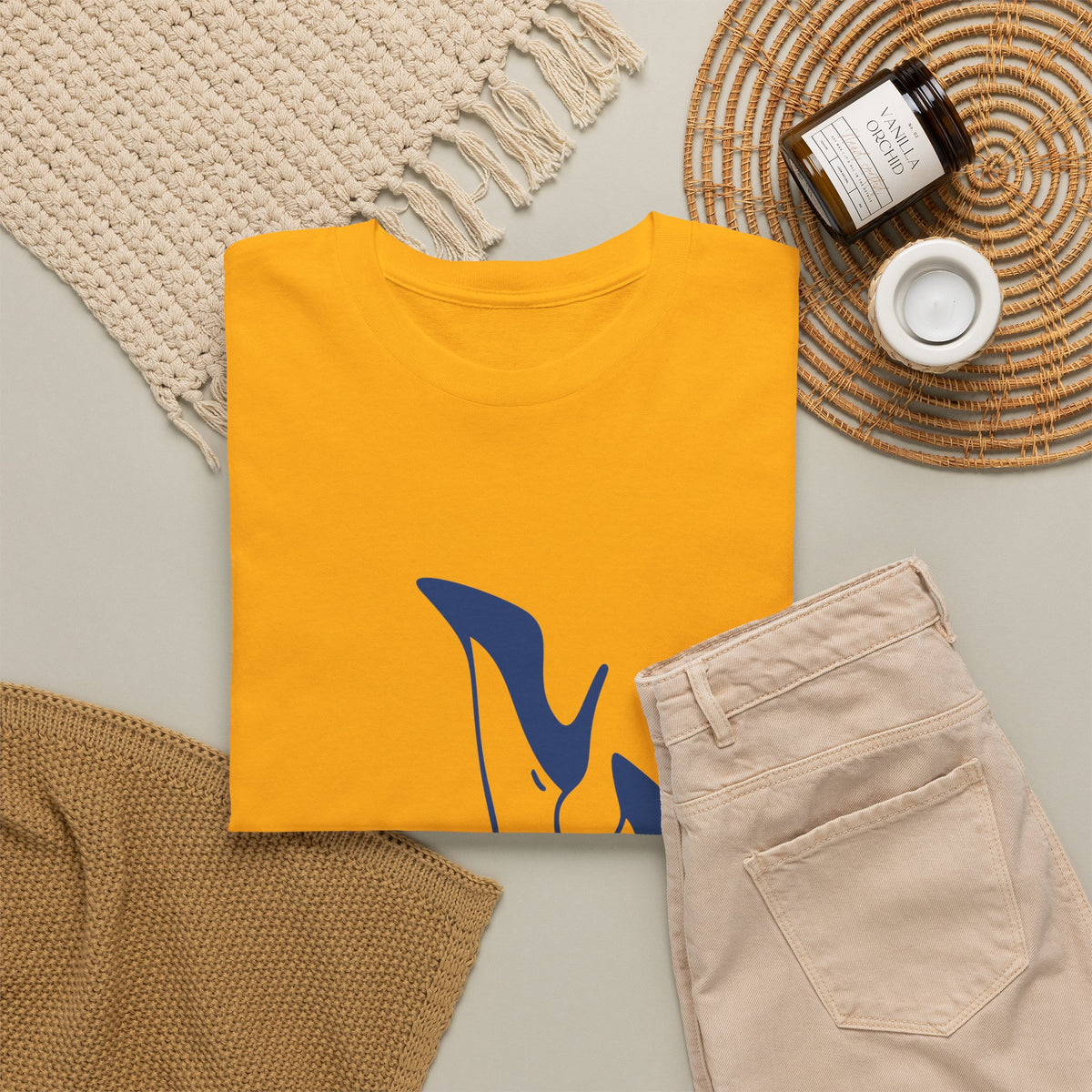 High Heels Silhouette Tee — Minimalist