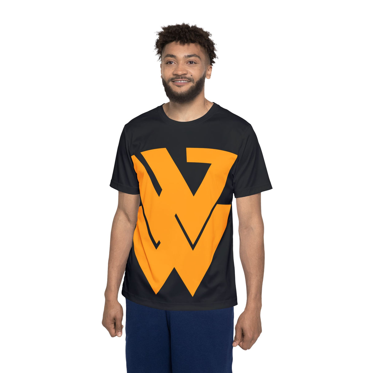 Abstract Geometric Logo Men's Sports Jersey