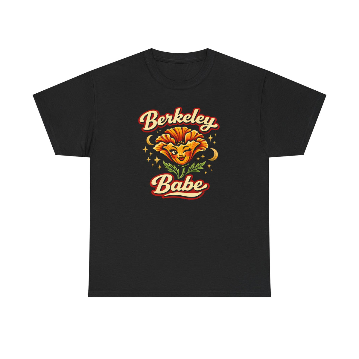 Berkeley Babe T-Shirt Retro Floral Tee