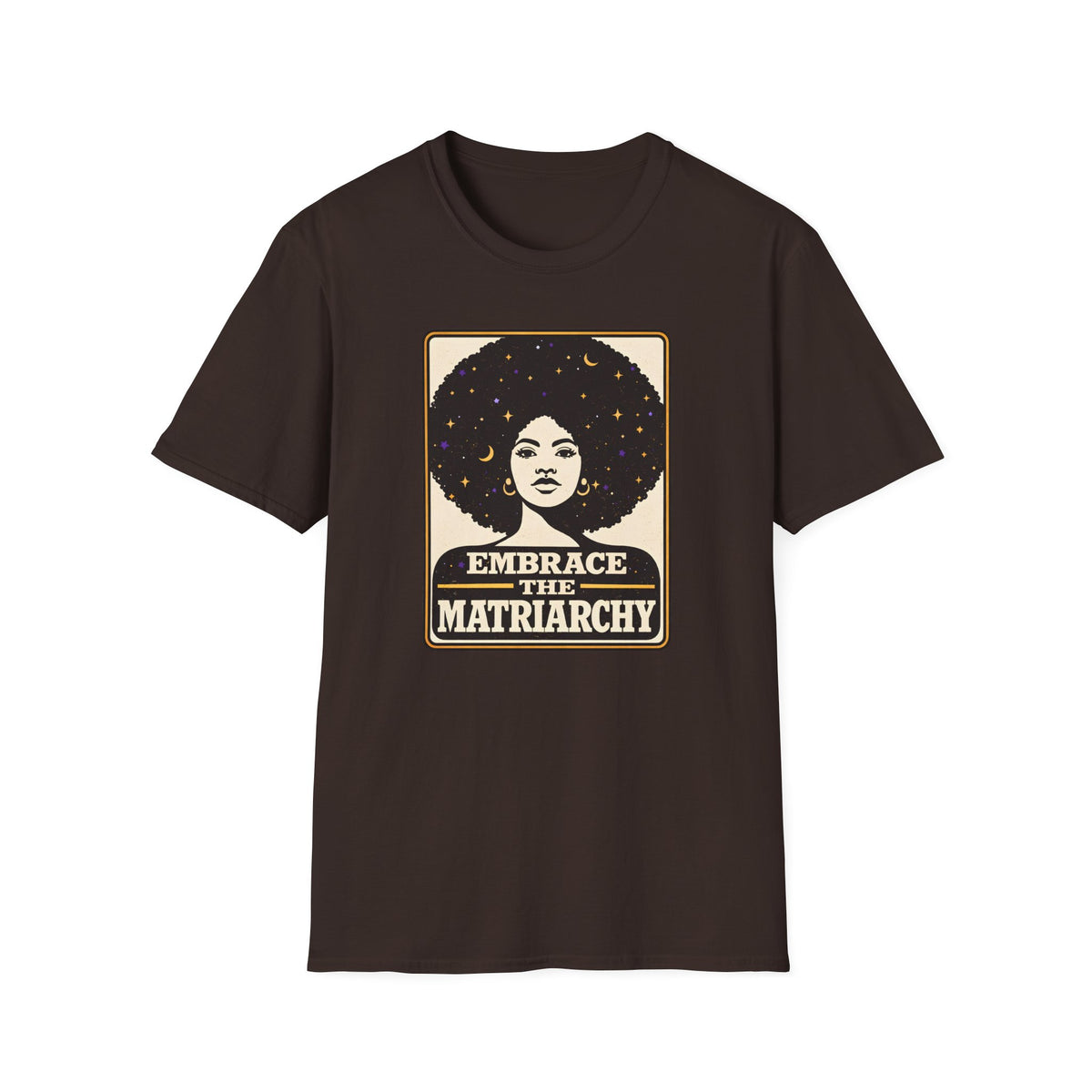 Retro Afro Woman Feminist Tee