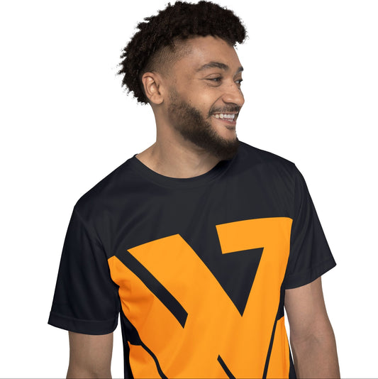Abstract Geometric Logo Men's Sports Jersey