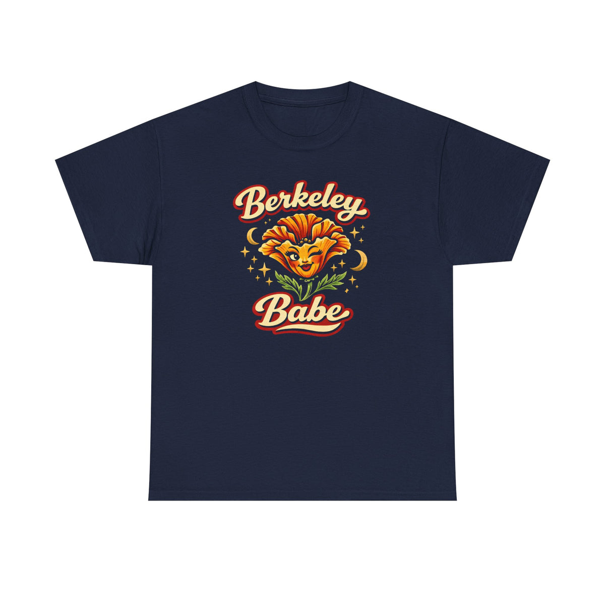 Berkeley Babe T-Shirt Retro Floral Tee