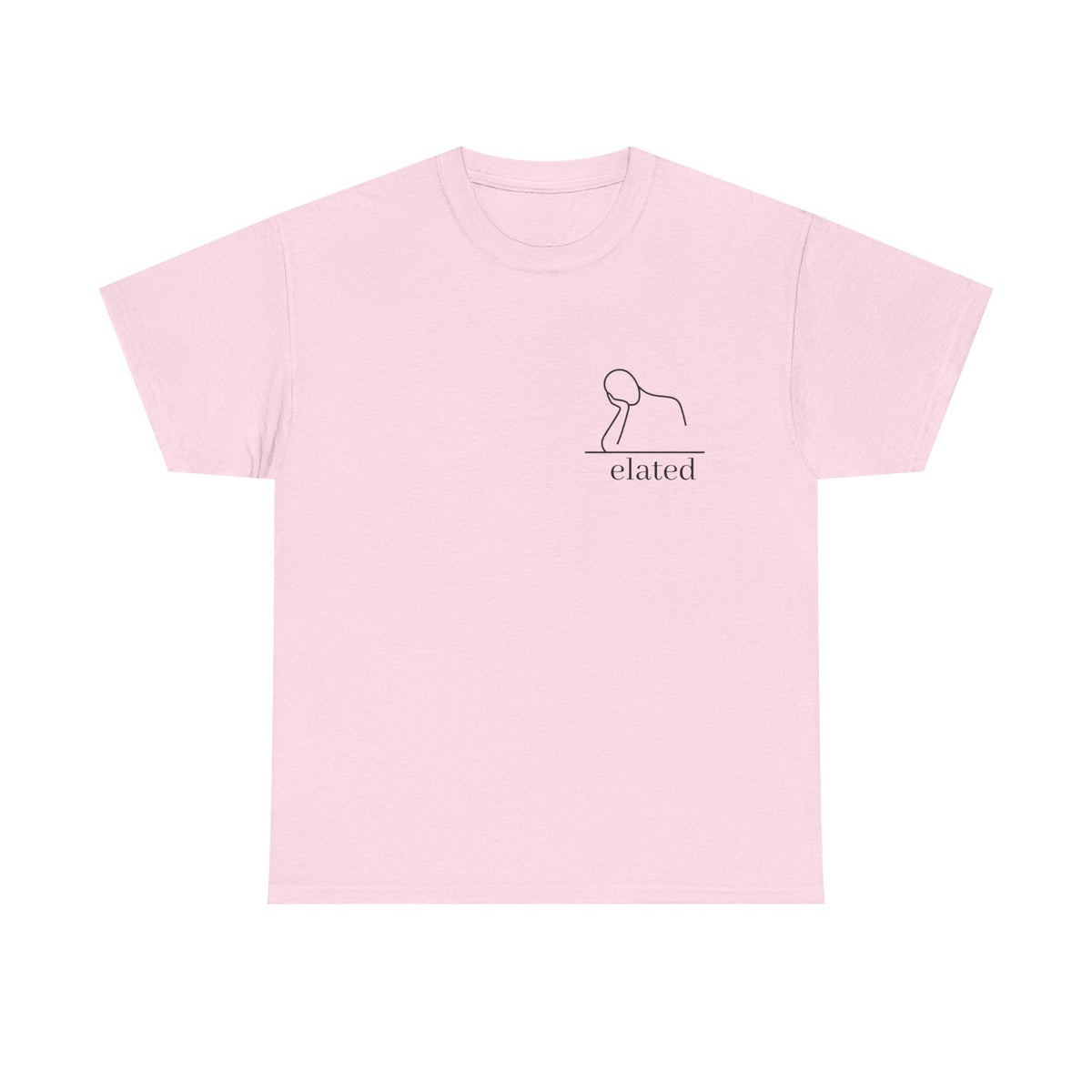Ironic Elated Minimalist Graphic Tee