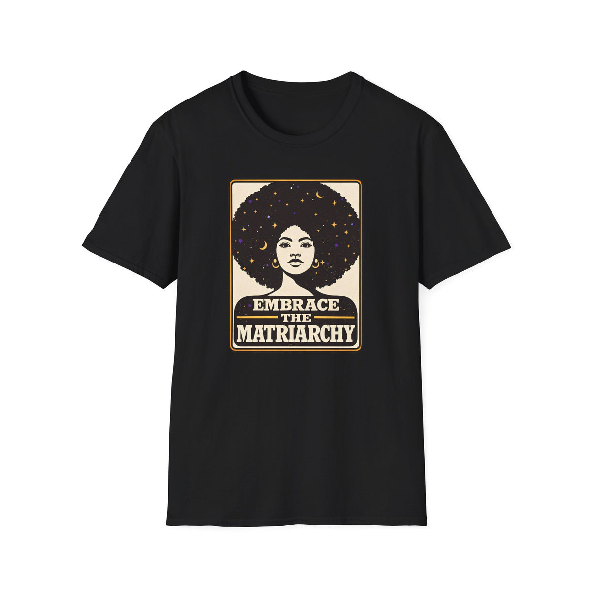Retro Afro Woman Feminist Tee