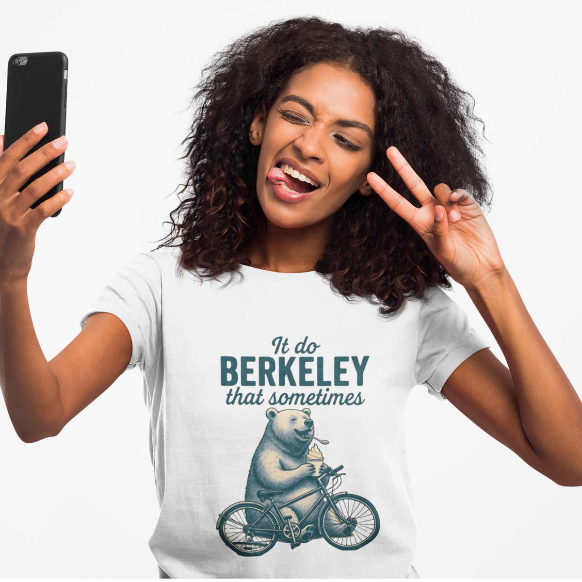 Bear on Bike 'It Do Berkeley That Sometimes' Tee