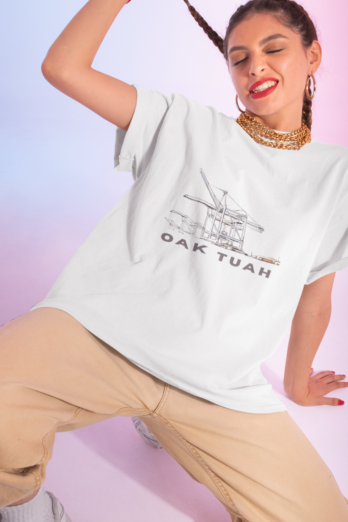 Oak Tuah Crane Sketch T-Shirt