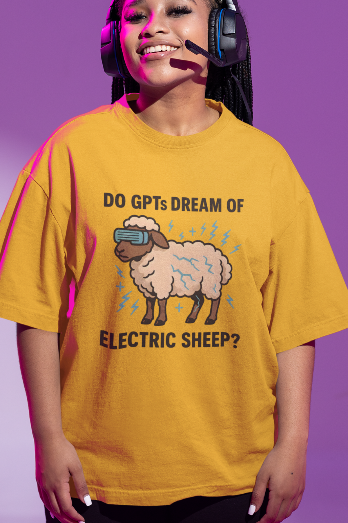 Do GPT Dream Electric Sheep T-Shirt | Philip K Dick Sci-Fi
